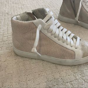 High top P448 sneakers. Worn 5 times and in great condition. Size 10